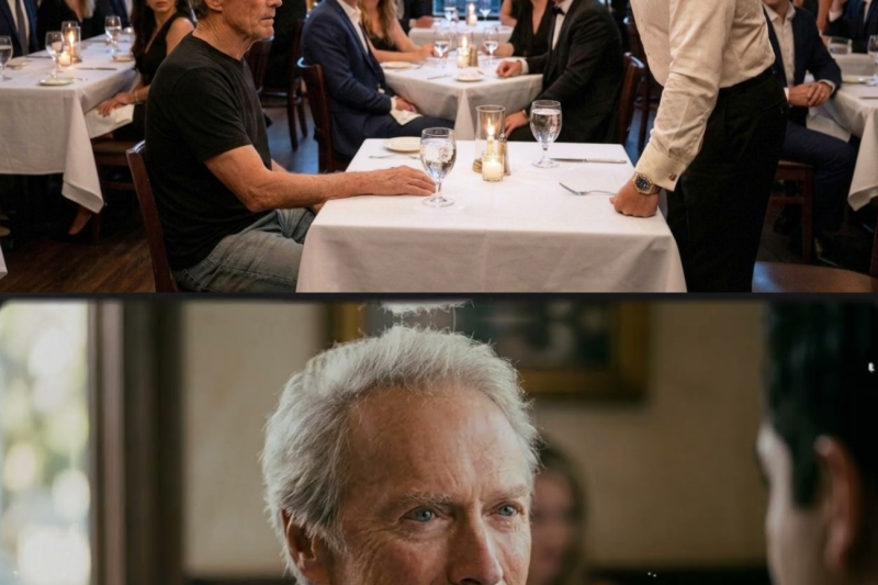Mesero Se NEGÓ a Atender a Clint Eastwood… 10 Min Después Lo Lamentó