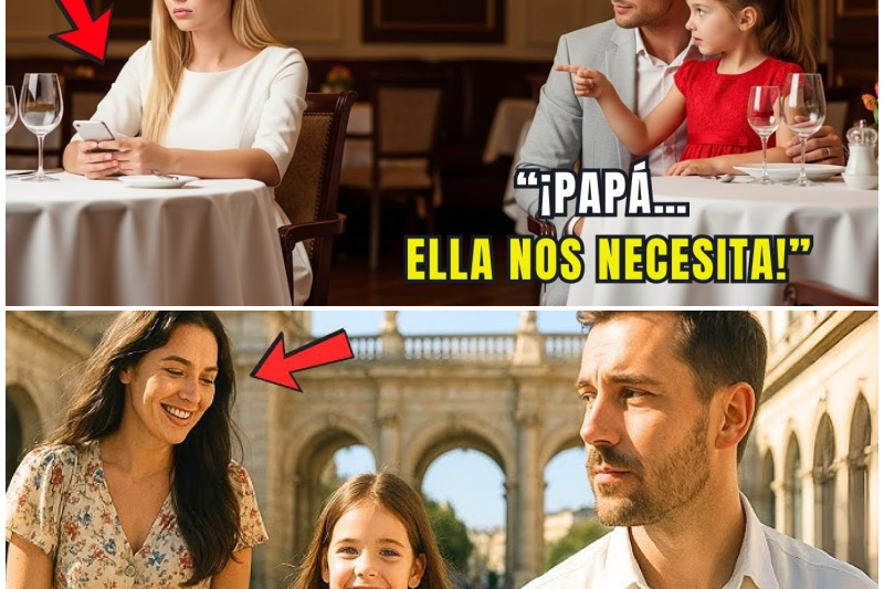 La Chica Pobre Tenía Solo 5€ en su Cita—El Millonario Viudo y su Hija la Vieron y Todo Cambió