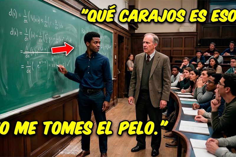 Trampa matemática: El profesor que intentó humillar a su alumno brillante y terminó destruyendo su propia carrera de 30 años