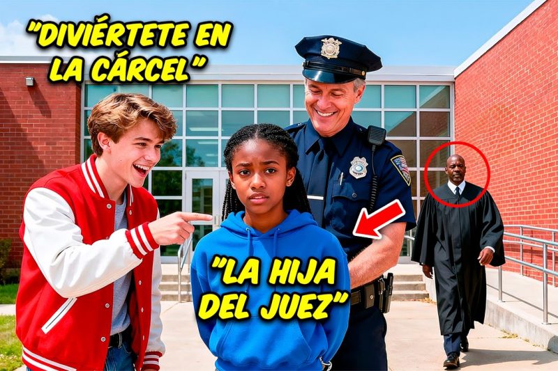 Abusador Hace Que Su Padre Policía Arreste A Chica Nueva — Sin Saber Que Es Hija De Un Juez