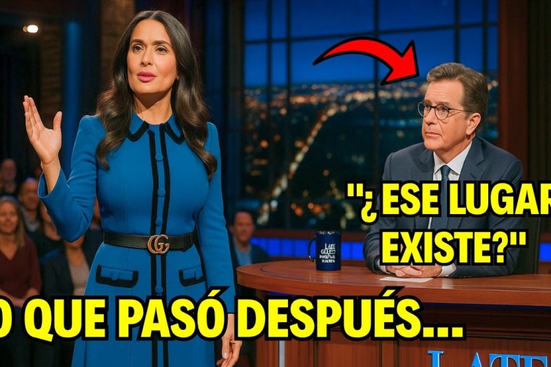 Salma Hayek DESTROZA a Stephen Colbert Después de Insultar a México | Lo Dejó Sin Palabras