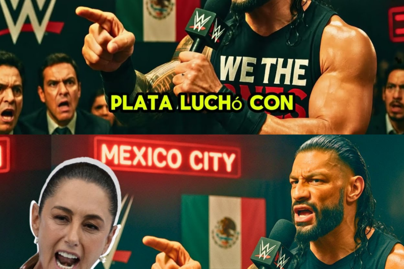 Dignidad sobre el Ring: Cómo Claudia Sheinbaum y el “Ángel de Plata” dieron una lección mundial de respeto a Roman Reigns
