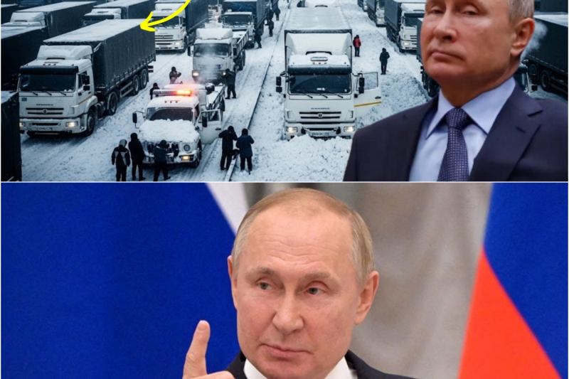 CAOS Total en Rusia–15000 Camiones VARADOS, Transporte en Quiebra, Moscú IMPLOSIONA