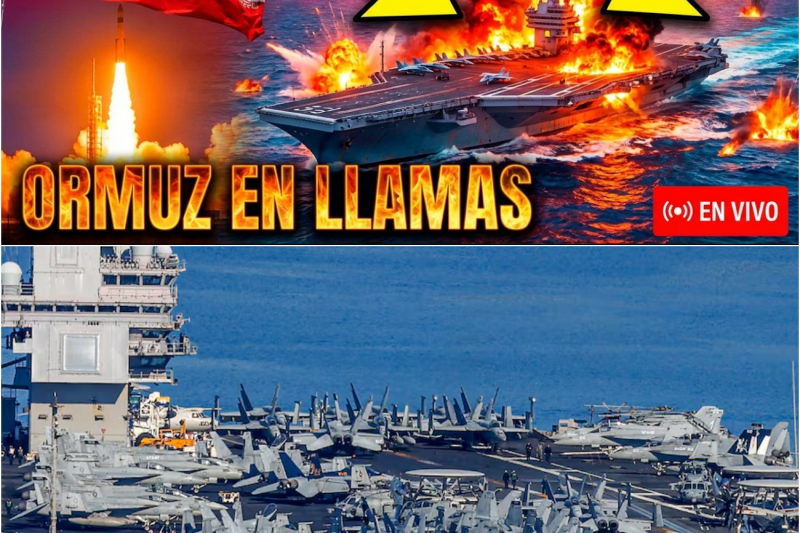🚨IRÁN BURLA AL PORTAVIONES USS FORD DE EEUU POR T