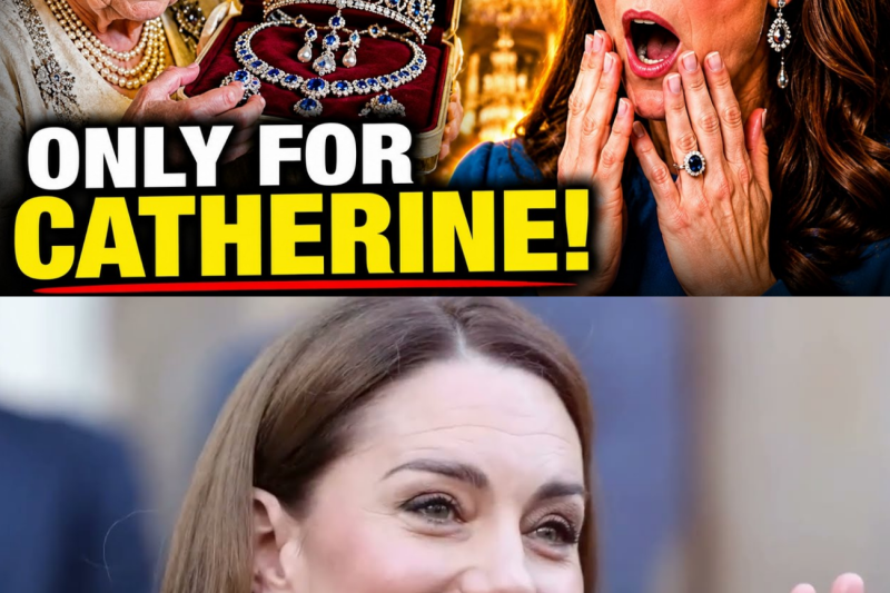 ROYAL SHOCKER! Queen Elizabeth’s Secret Jewels Reserved ONLY for Catherine!