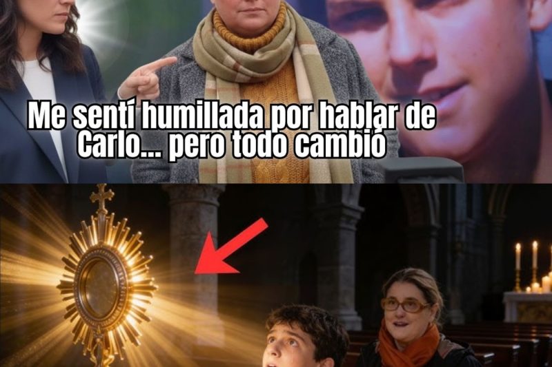 Fui humillada por hablar de mi hijo Carlo, hasta que apareció y dio una advertencia divina a persona