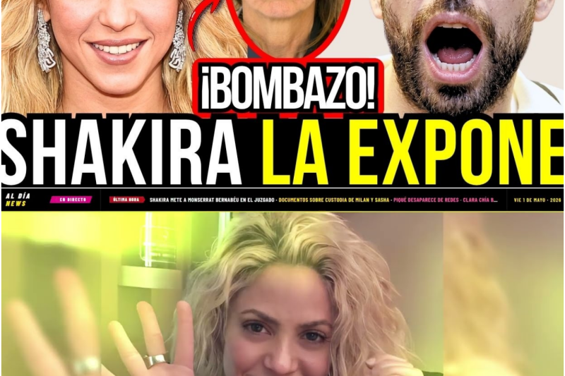 ¡BOMBAZO! SHAKIRA METE A MONSERRAT BERNABÉU EN EL JUZGADO Y PIQUÉ SE QUEDA SIN RESPUESTA