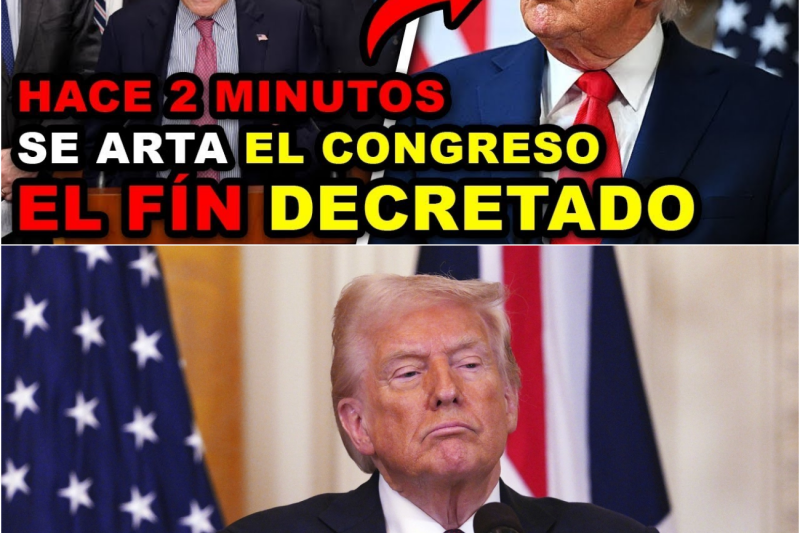 ¡SENTENCIA DE MUERTE! El Congreso de EE UU Firma el Acta de DEFUNCIÓN del Imperio de TRUMP
