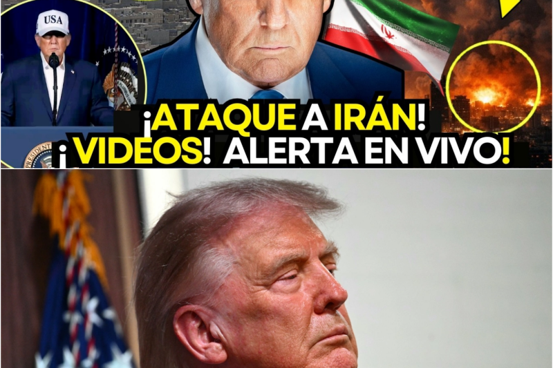 IRAN Bajo ATAQUE! TRUMP REVELA! EEUU e ISRAEL ESCALAN CONFLICTO! EN VIVO! SE ACABO el TIEMPO!