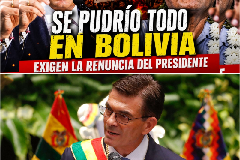 💥SE PUDRIO TODO EN BOLIVIA💥EXIGEN LA RENUNCIA DEL PRESIDENTE RODRIGO PAZ💥