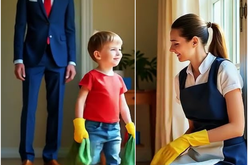 TODOS IGNORABAN AL HIJO AUTISTA, PERO LA EMPLEADA FUE LA ÚNICA EN DESCIFRAR EL MENSAJE QUE…