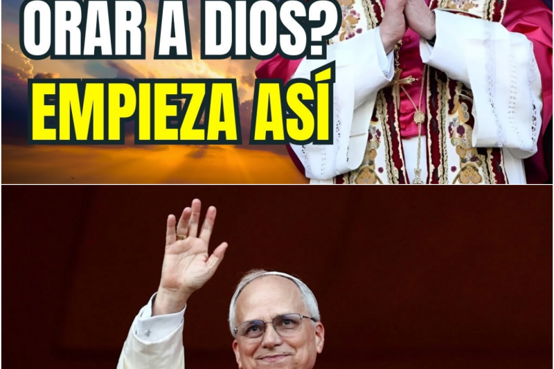 La forma más sencilla de hablar con Dios: El Papa León XIV revela el secreto de la oración auténtica que transforma el alma