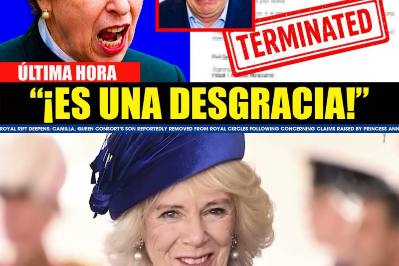 El hijo de Camilla fue expulsado de la familia real tras una revelación inquietante de Ana.