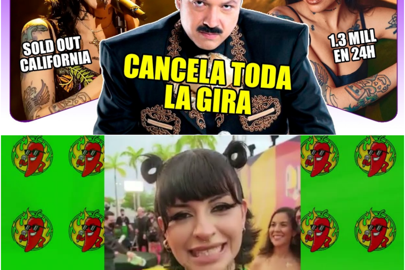 PEPE AGUILAR CANCELA TODA su gira en EEUU mientras CAZZU arrasa en California y rompe RÉCORDS