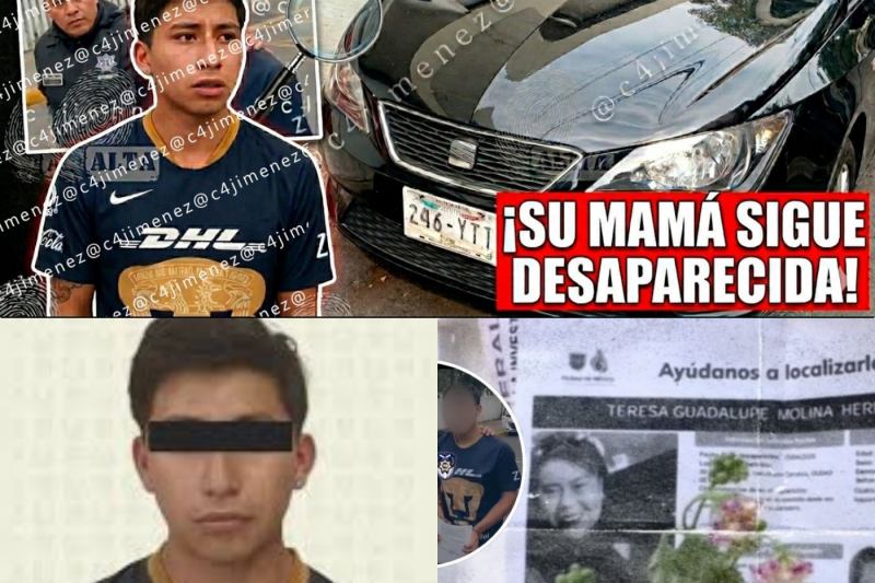Tragedia en Venustiano Carranza: Peritajes revelan sangre en el auto que Fernando Yael usaba tras la desaparición de su madre