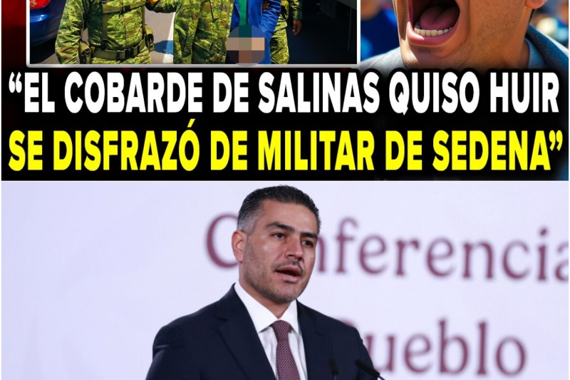 HARFUCH ATRAPA a CARLOS SALINAS tras INTENTAR ESCAPAR de MÉXICO DISFRAZADO de SEDENA