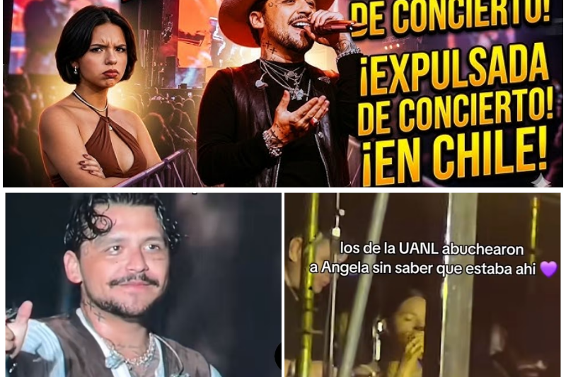 La Humillación Definitiva: Ángela Aguilar Expulsada a Gritos Entre Abucheos del Ensayo de Christian Nodal en Chile