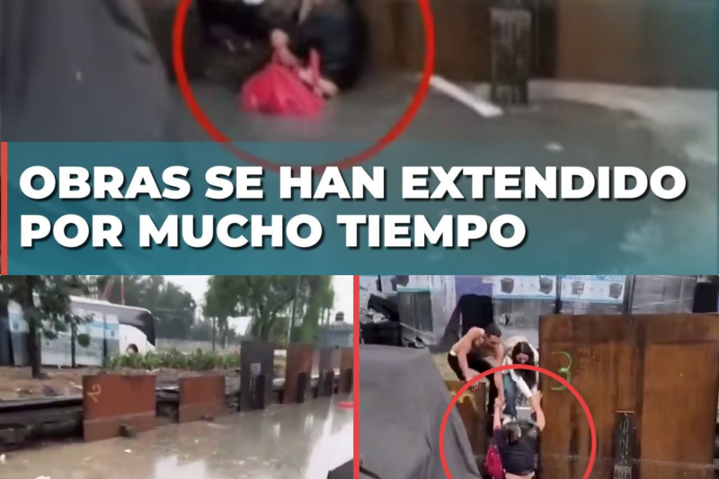 Trampas Mortales en Iztapalapa: Mujeres Caen en Zanja Inundada por Negligencia en Obras Hidráulicas