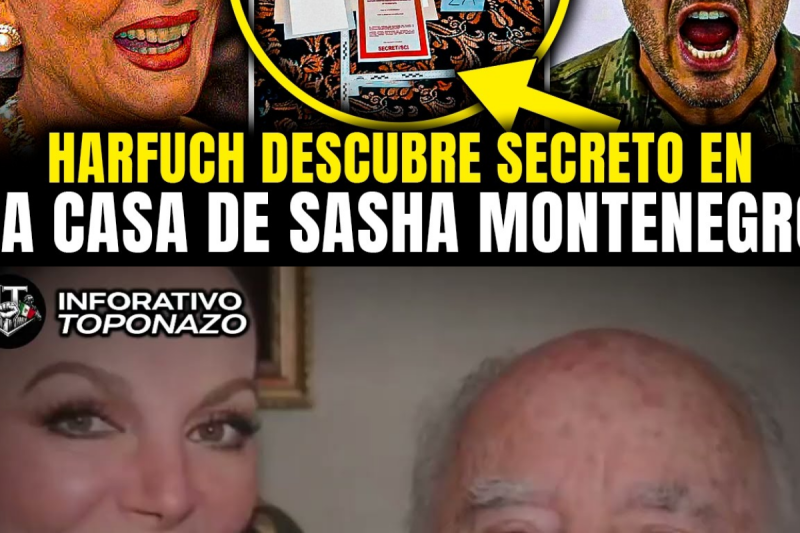 HARFUCH CATEA la CASA de SASHA MONTENEGRO y REVELA lo que el PRESIDENTE OCULTÓ