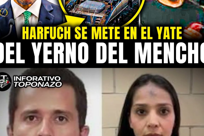 HARFUCH IRRUMPE el YATE del YERNO de MENCHO en MANZANILLO y DETIENE a LA NEGRA OSEGUERA