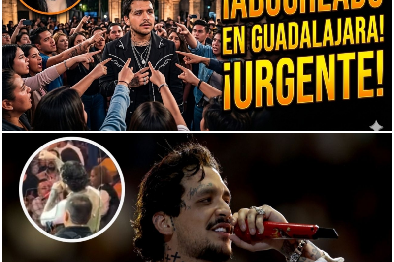 ¡Escándalo en Guadalajara! Christian Nodal es abucheado en pleno regreso a México y el público clama por Cazzu