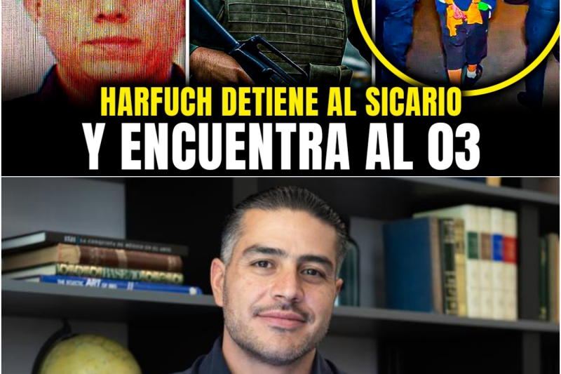 HARFUCH DETIENE al SICARIO que REVENTO su MANSIÓN en JALISCO y CONFIESA el PARADERO del 03
