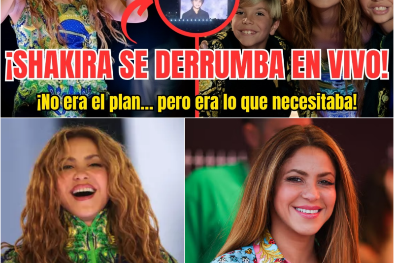 ¡ÚLTIMA HORA! SHAKIRA llora EN DIRECTO: sus HIJOS la sorprenden en COPACABANA 🌊