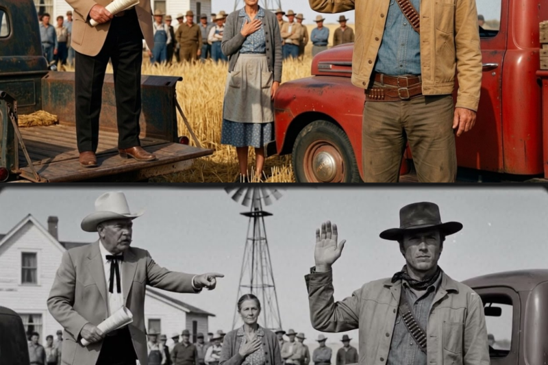 Clint Eastwood Entró en la Subasta de la Granja de una Viuda y Luego Superó la Oferta del Banco