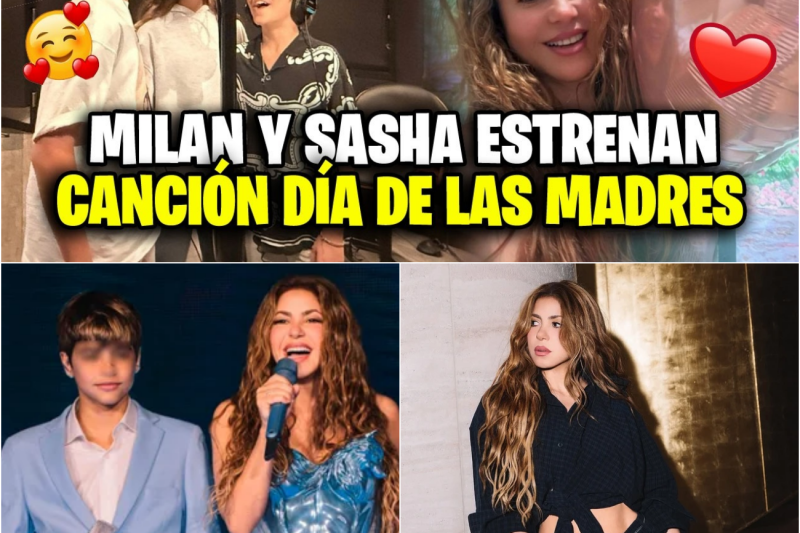El gran debut de Milan y Sasha: Los hijos de Shakira conmueven al mundo con el lanzamiento de su nueva canción “Contigo” en una emotiva celebración familiar