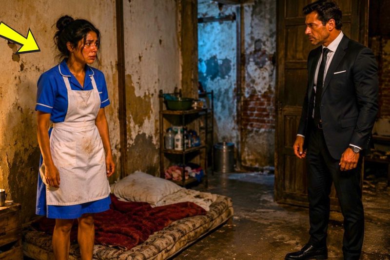 El empresario encontró a la camarera durmiendo en un edificio abandonado… y no pudo creerlo.