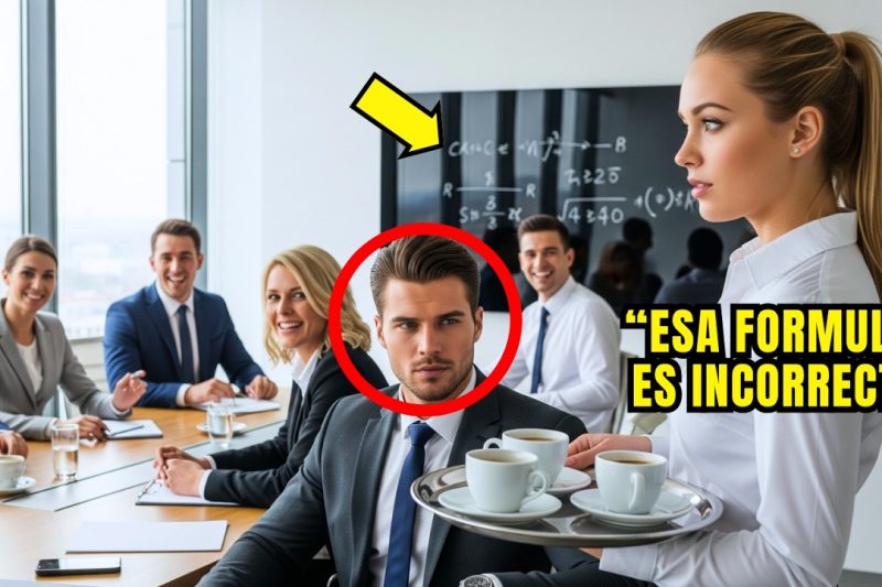 “Esa fórmula es incorrecta” dijo la mesera y salvó un trato de 120 millones