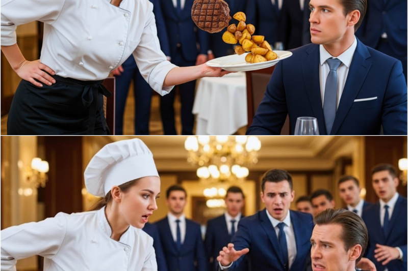 Todo el personal le temía al Multimillonario grosero, hasta que la nueva chef lo puso en su lugar