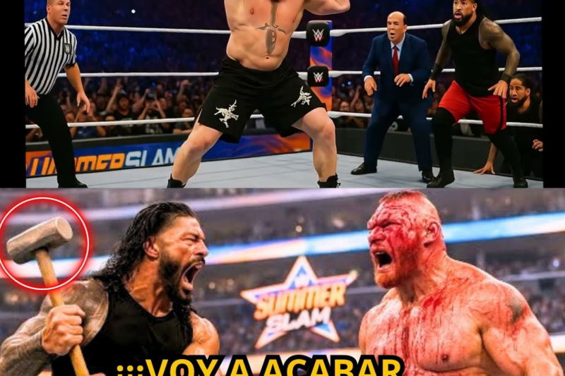 Guerra de Titanes en Las Vegas: Roman Reigns retiene el título ante Brock Lesnar en un SummerSlam marcado por la traición y un giro sobrenatural