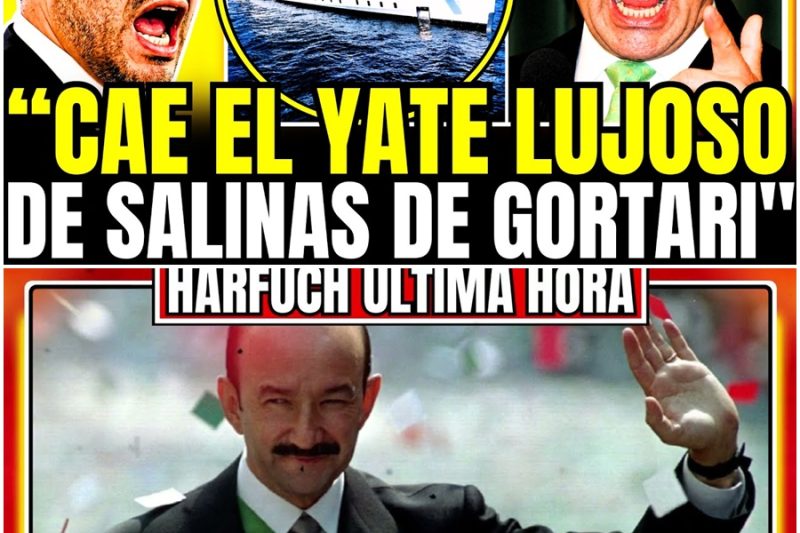 ¡HARFUCH IRRUMPE YATE MILLONARIO de CARLOS SALINAS; COMPRADO con DINERO SUCIO y ROBADO del PUEBLO! 