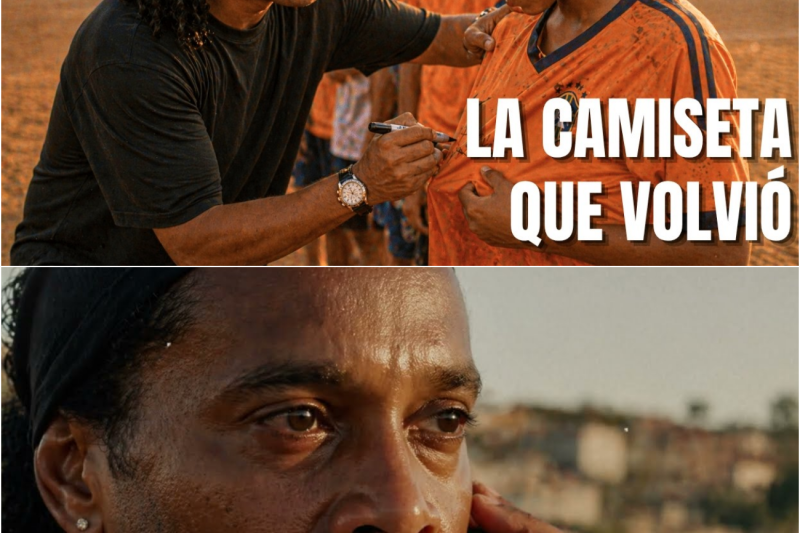 Ronaldinho Firmó 47 Camisetas y Se Detuvo en la 48 — Lo Que Había en Esa Camiseta Vieja Cambió Todo