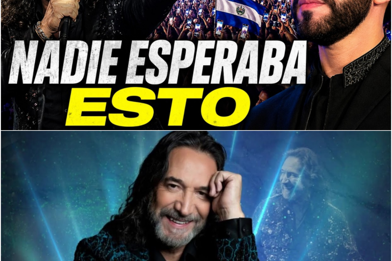 El emotivo homenaje de Marco Antonio Solis a Nayib Bukele que estremece a El Salvador en pleno concierto