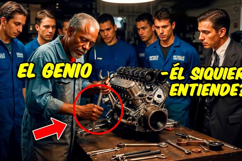Conserje Negro Se Atrevió a Arreglar un Motor Averiado Como Una Apuesta— Sorprendió a Todos