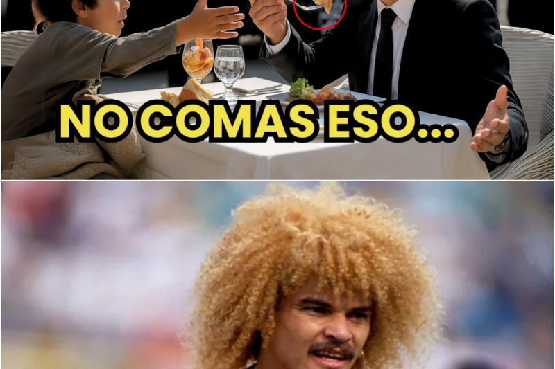 El niño sin hogar grita: «¡No te comas eso!». Valderrama se paraliza al entender por qué.