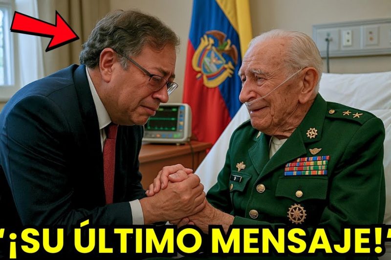 El último aliento de un veterano: El conmovedor mensaje de un coronel de 93 años que estremeció a Gustavo Petro en su lecho de muerte