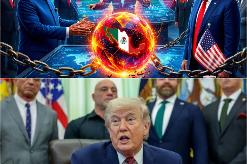 SHEINBAUM RECHAZA A TRUMP: MÉXICO IGNORA EL ESCUDO DE LAS AMÉRICAS…🌎🔥