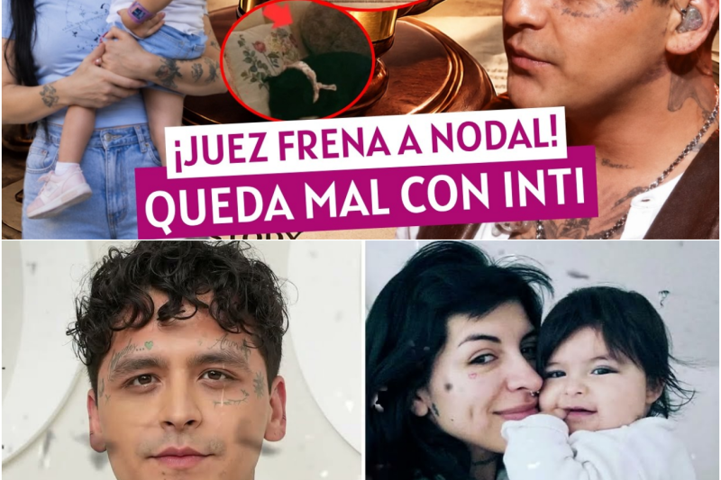 El desmoronamiento de una narrativa: Cómo la justicia y la realidad frenaron el plan de Christian Nodal con su hija Inti