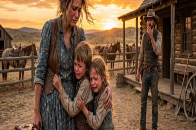 Llegó a un Rancho Solitario… Pero Sus Hijos Gemelos la Recibieron Antes Que Él