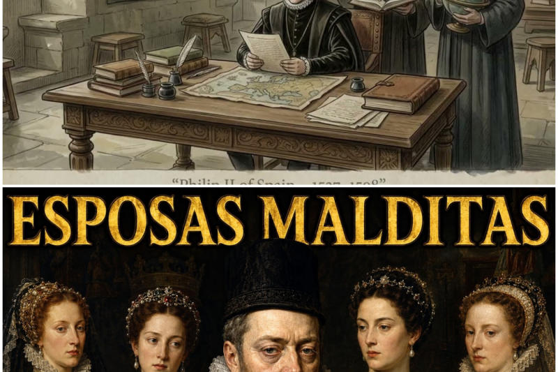 Las cuatro esposas de Felipe II: destinos trágicos en la corte española