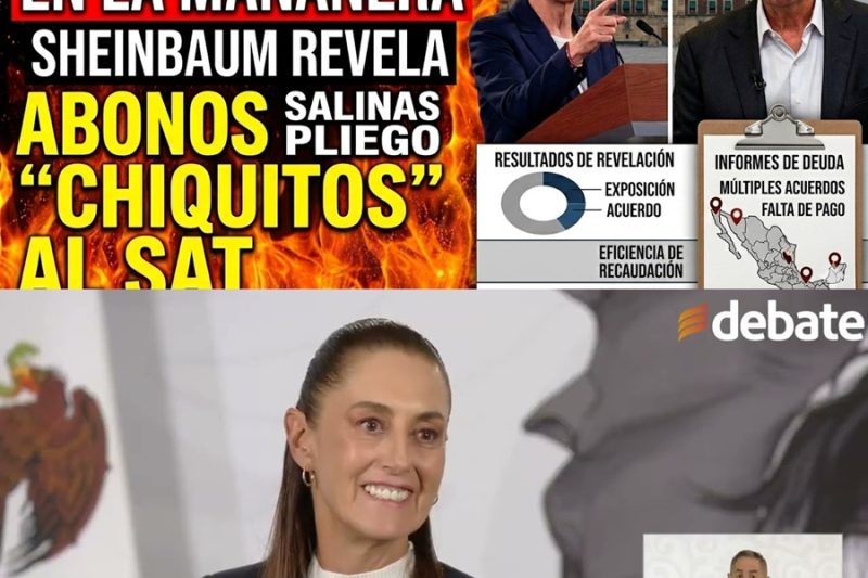 ¡DESENMASCARADO EN VIVO! Sheinbaum destroza a Ricardo Salinas Pliego y expone el oscuro secreto de TV Azteca