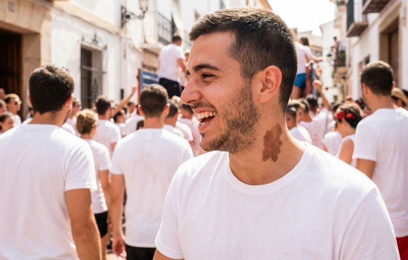 Pánico en Buñol: La Pesadilla de un Inocente Convertido en el Blanco de una Turba en la Tomatina