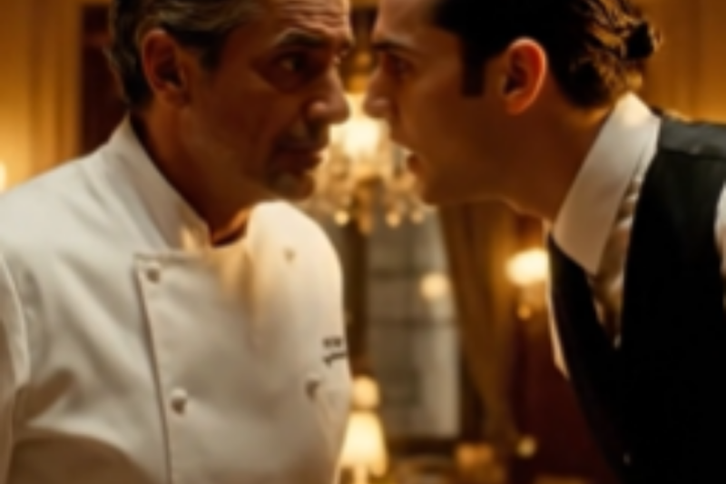 El chef estrella Michelin sirve paella con ingredientes falsos a un crítico que resulta ser su padre