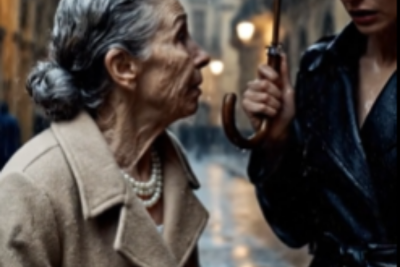 Señora rica de Sevilla simula perder la memoria en la calle y la candidata a nuera perfecta la ABANDONA sola bajo la lluvia torrencial
