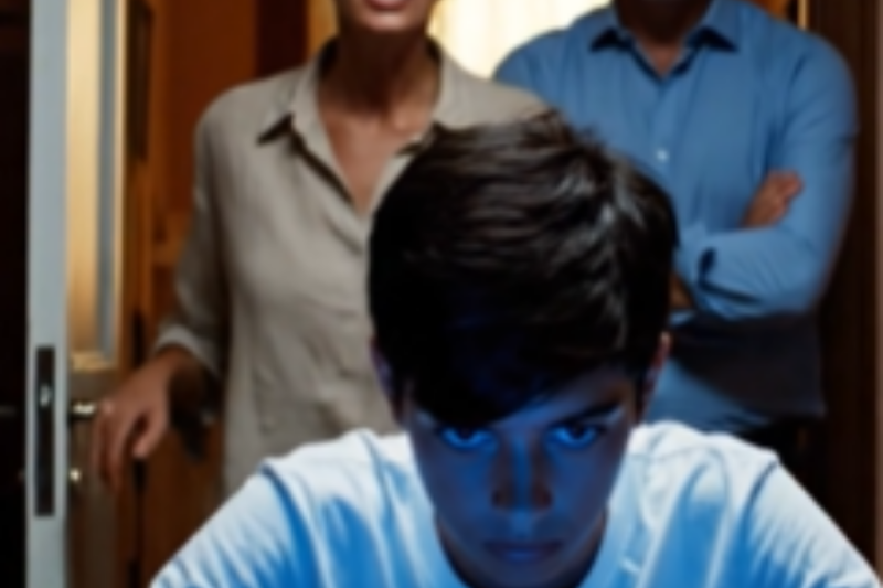 Familia estricta en Málaga controla cada minuto del estudio de su hijo hasta que él expone todos sus secretos familiares en televisión nacional