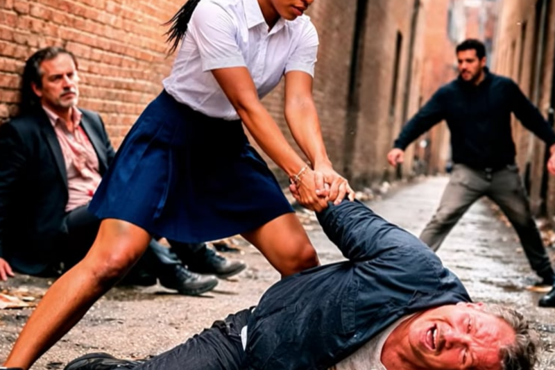 TRES HOMBRES ATACAN A MULTIMILLONARIO — ADOLESCENTE NEGRA LOS DETIENE CON UN MOVIMIENTO
