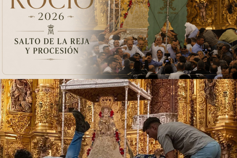 Locura y fervor en El Rocío: los almonteños saltan la reja de madrugada y la Virgen del Rocío vuelve a las calles andaluzas L